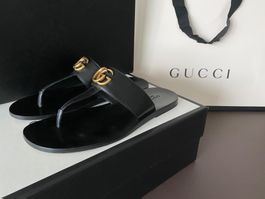 Original Gucci GG Sandals in Black