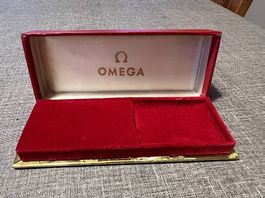 Omega Écrin boîte rouge vintage 1960 1970