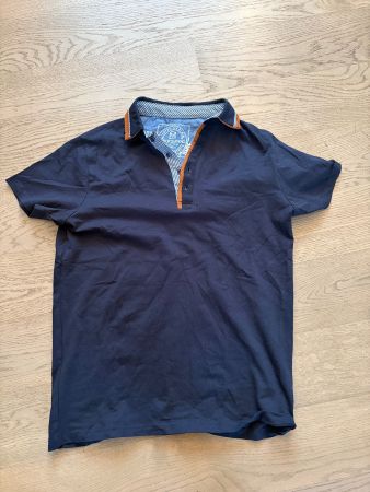 Polo shirt Maison Blaggio navy blue - SMALL