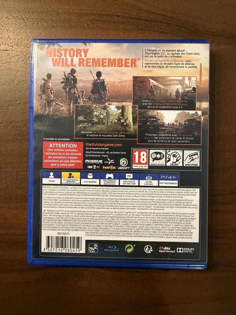 Sony Giochi: Tom Clancy's The Division 2 für PS4 – Usato da Thunstetten venduto da Virus_33 2
