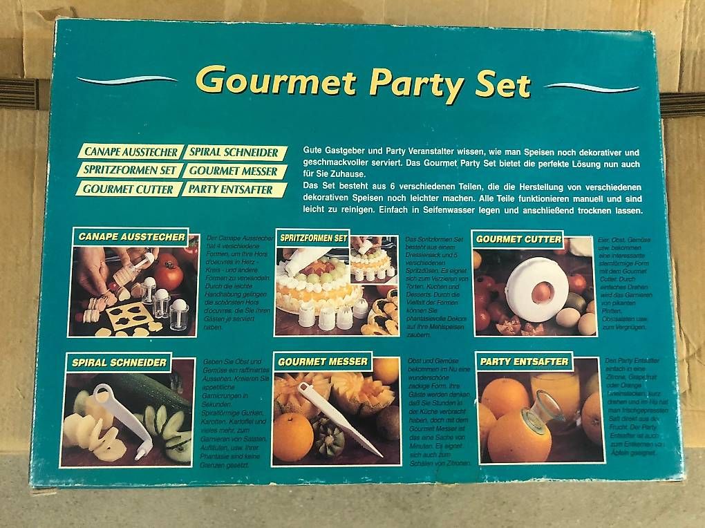 Services de table: Gourmet Party Set – D'occasion à Buchs ZH par theiceman 1
