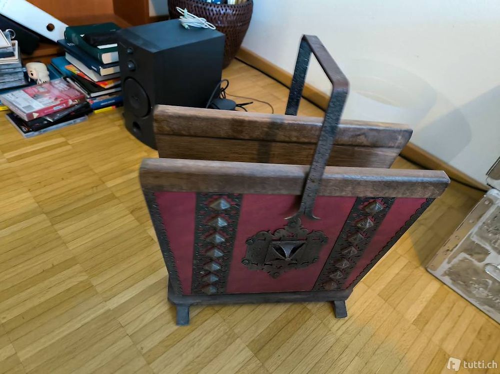 Taschentuchhalter Im Antiken Buch-Design – Handbemaltes Holz-Deko Für Gothic & Vintage-Stil