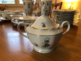 Kaffee-Teeservice, KPM, Krister Porzelan, 10 Personen, antik
