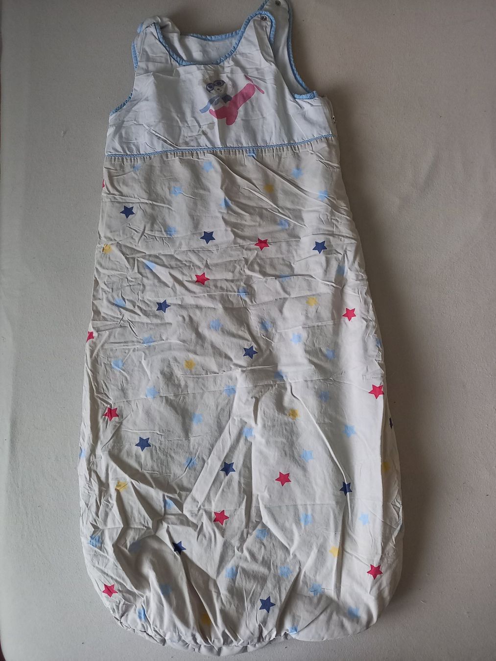 Sacchi a pelo: Kinder Schlafsack beige Sterne ca. 90cm – Usato da Unterengstringen venduto da saraman