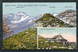 Ebenalp  Aussicht g. Altmann, Wirtschaft  1918