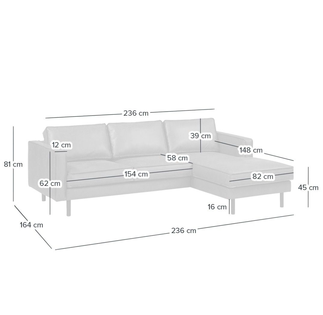 Sofas: Ecksofa 238cm Breit – D'occasion à Uster par njoyy 4