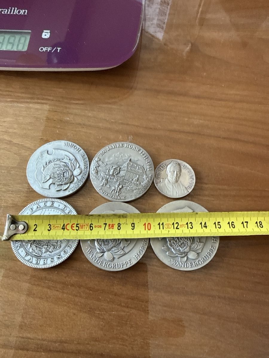 Medaillen: Div. Alte Gedenkmedaille , – Gebraucht aus Muttenz von starwatch 4