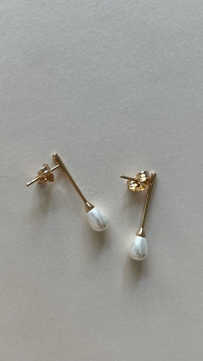Ohrringe & -stecker: Orecchini pendenti perla dorati – Neu und originalverpackt aus Lugano von yul_fhg2 2