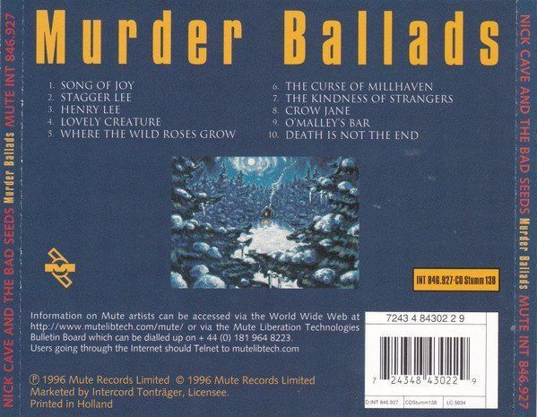 CD: Nick Cave - Murder Ballads – Usato da Unterbäch venduto da waqil 1