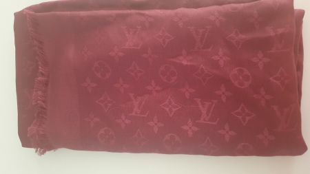 Louis vuitton schal monogram wine fullset mit r.kopie karton