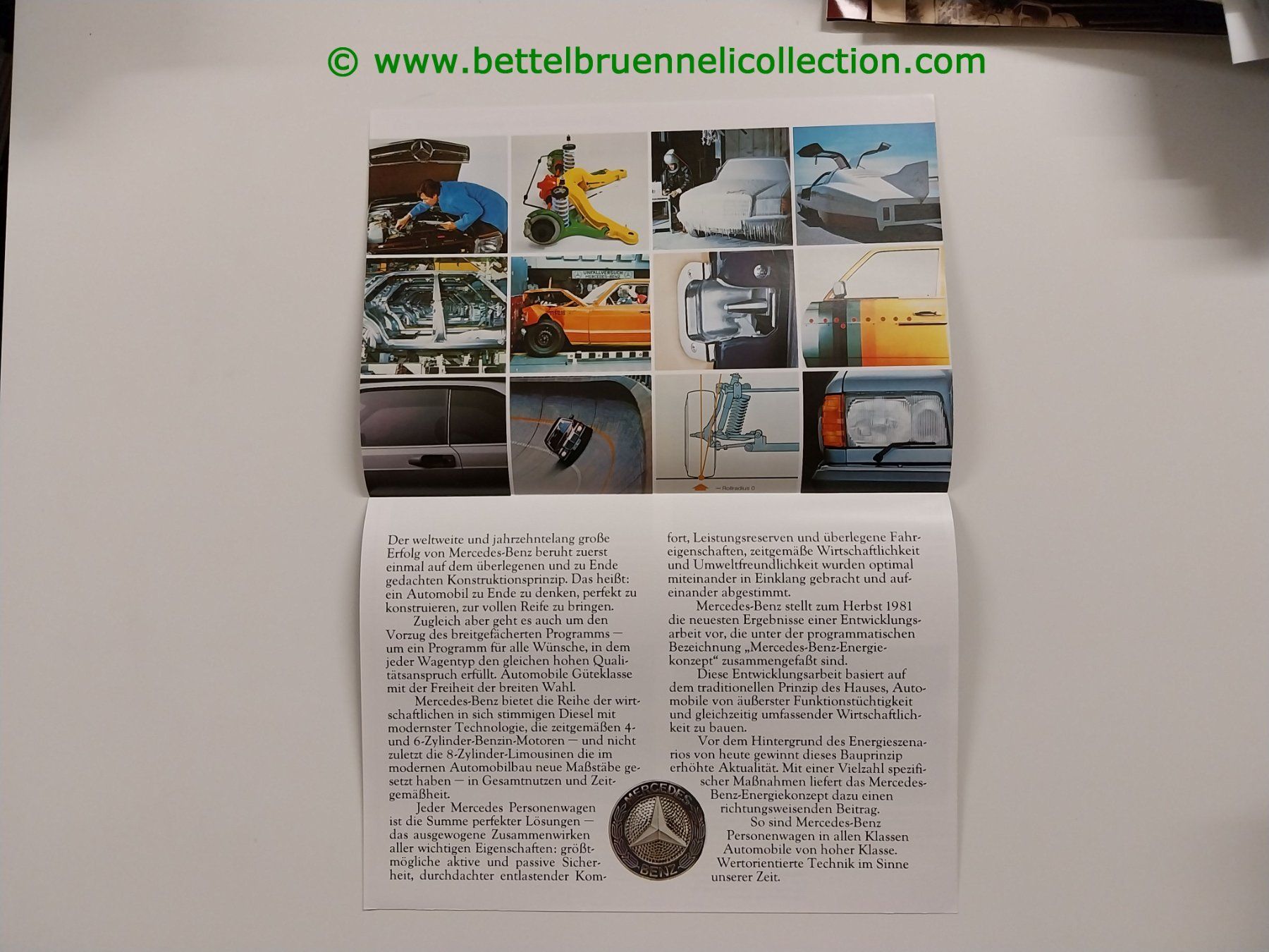 Mercedes-Benz Dokumente: Mercedes-Benz Modellprogramm 1981/06 Prospekt deutsch – Gebraucht aus Weingarten-Kalth von Bettelbruenneli 1
