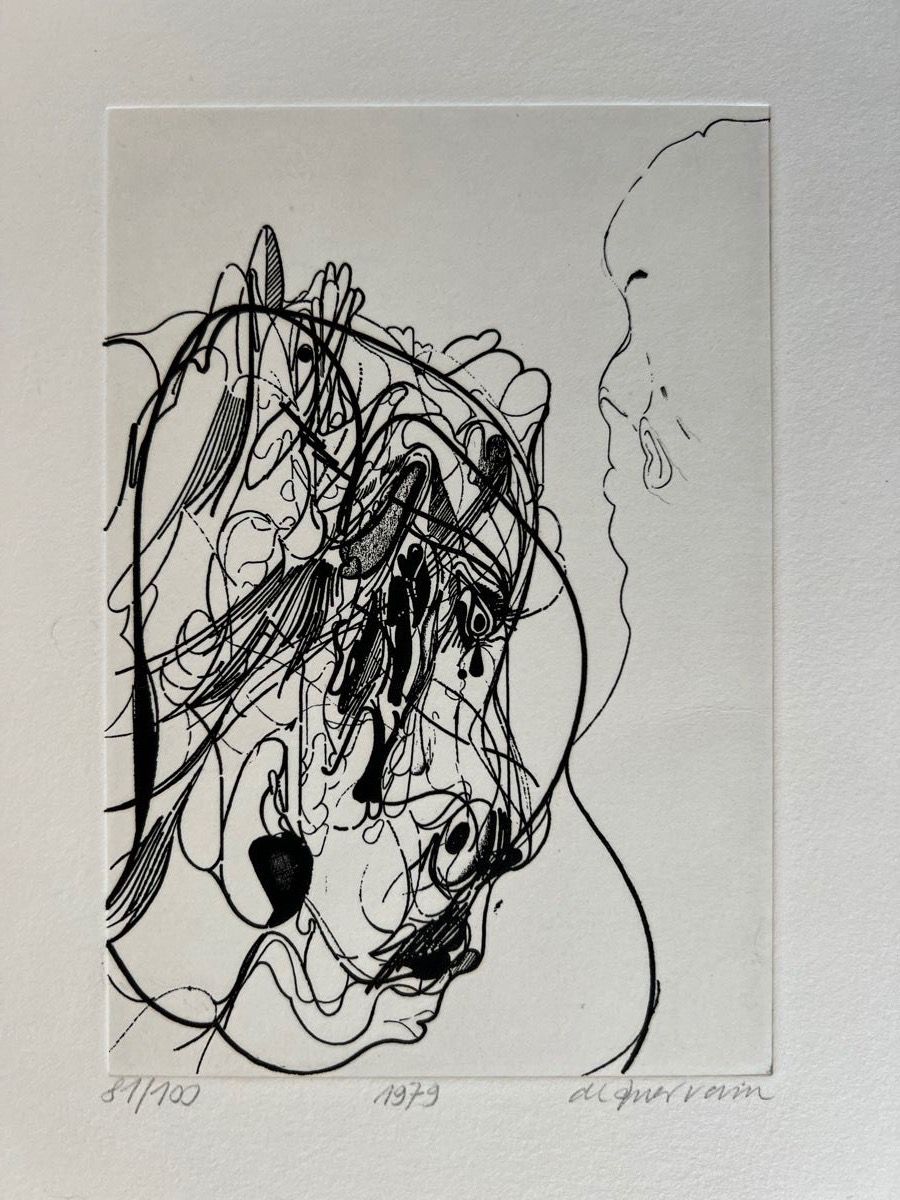 Grafica & Litografie: Daniel deQuervain, handsigniert, nummeriert – Usato da Rain venduto da Pic-Ass