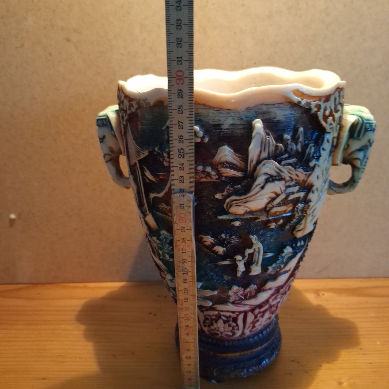 Vasen & Gefässe: Asiatische, schwere, grosse Vase, Deko – Gebraucht aus Winterthur von Goldpipau 6