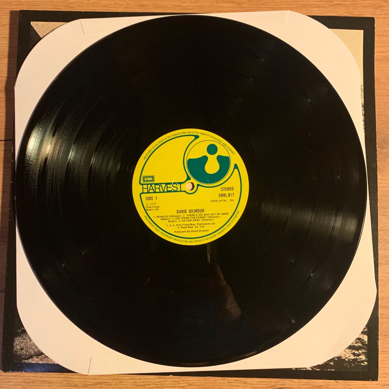 Dischi in vinile: DAVID GILMOUR - DAVID GILMOUR...OG UK 1978...VG++/VG++ – Usato da Gals venduto da Diskopat 3