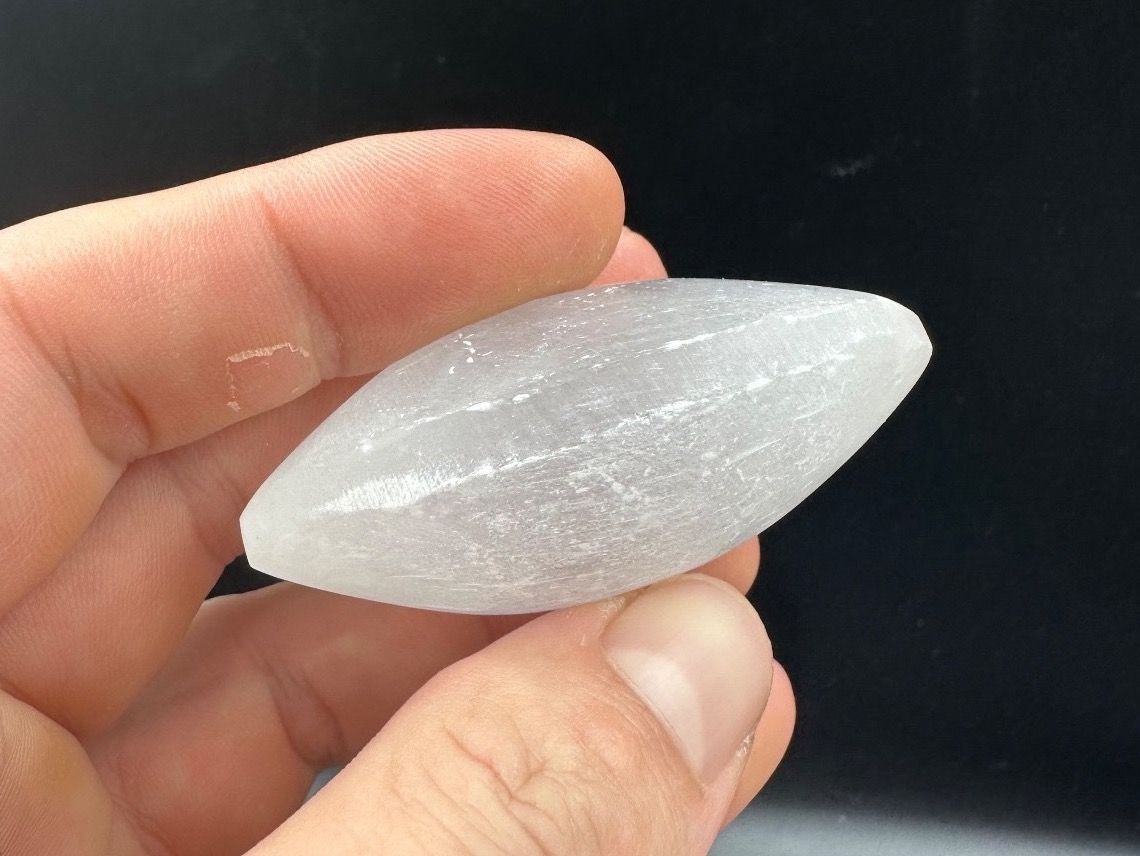Mineralien & Heilsteine: Selenit Handschmeichler Heilstein – Neu und originalverpackt aus Männedorf von Handschmeichler 2
