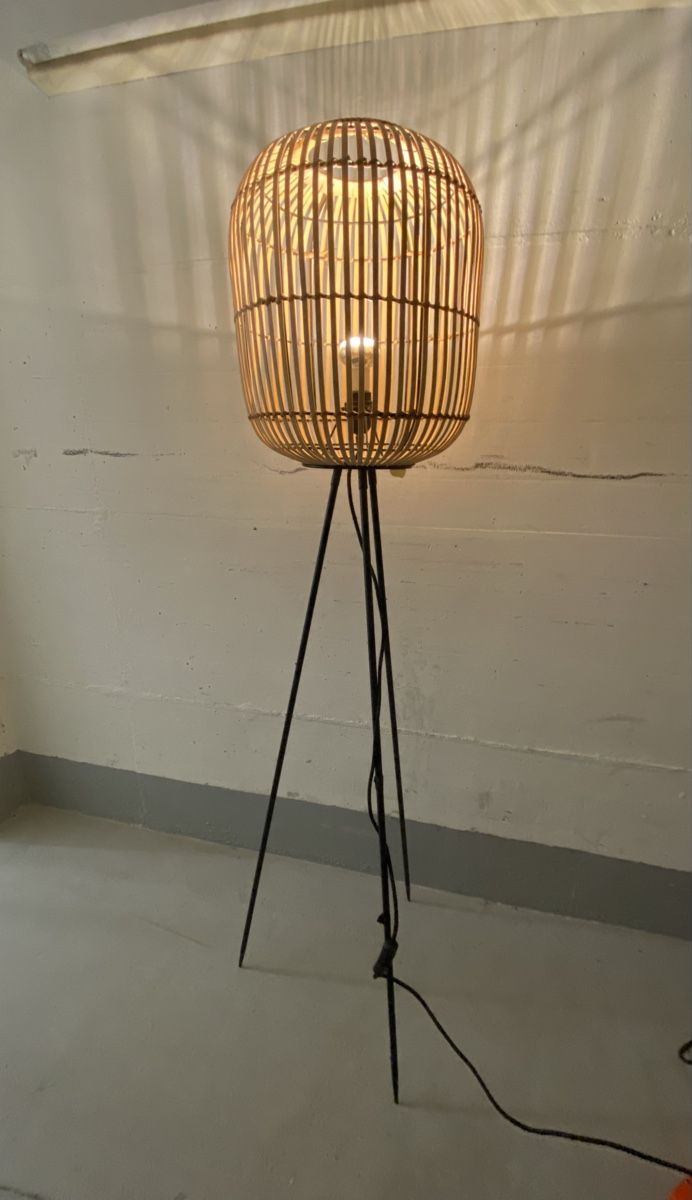 Lampade: Tripot Stehlampe Rattan – Nuovo (secondo la descrizione) da Zürich venduto da Unique2400 1
