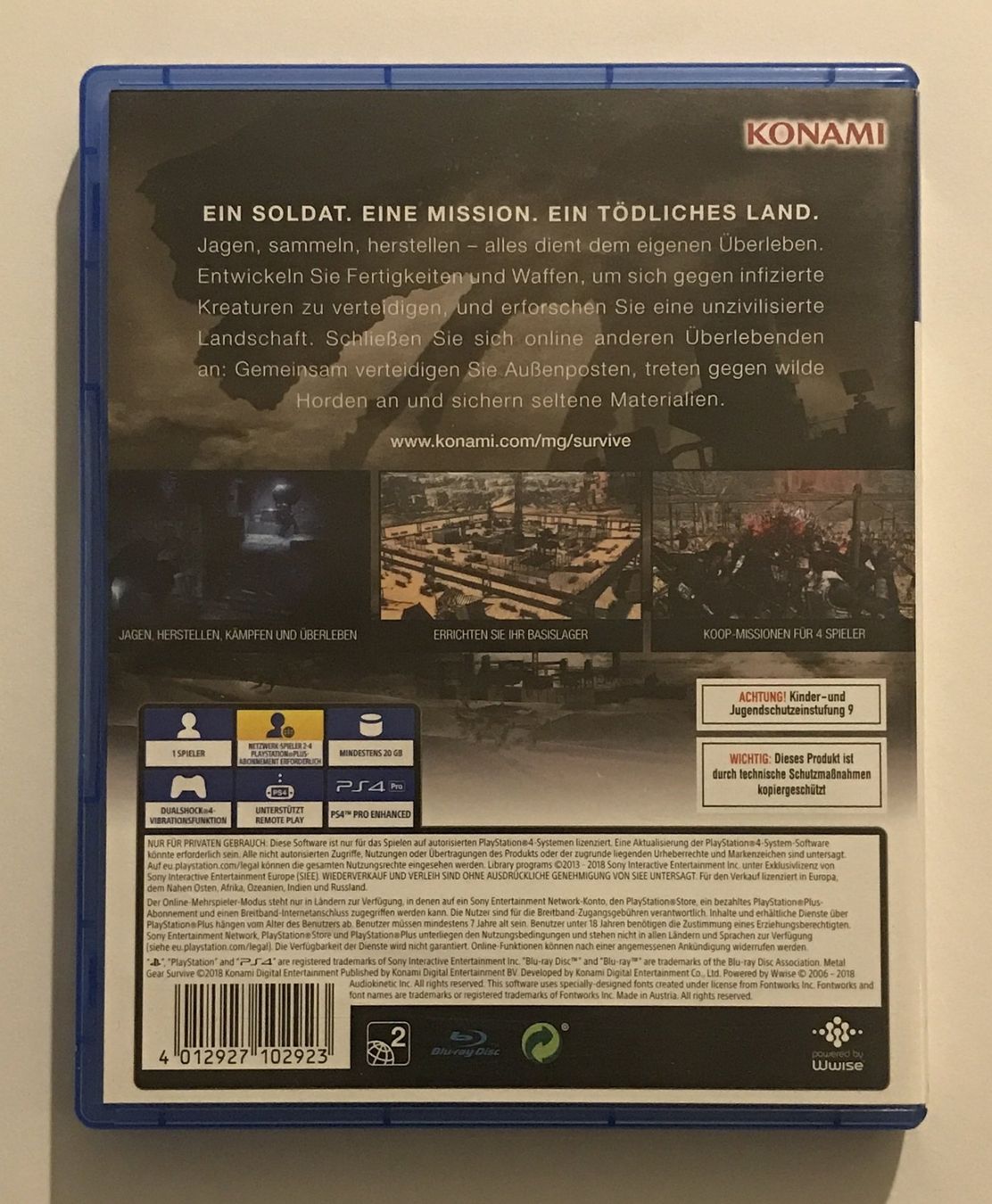 Giochi: PS4 - Metal Gear Survive – Usato da Allschwil venduto da Bullach 2