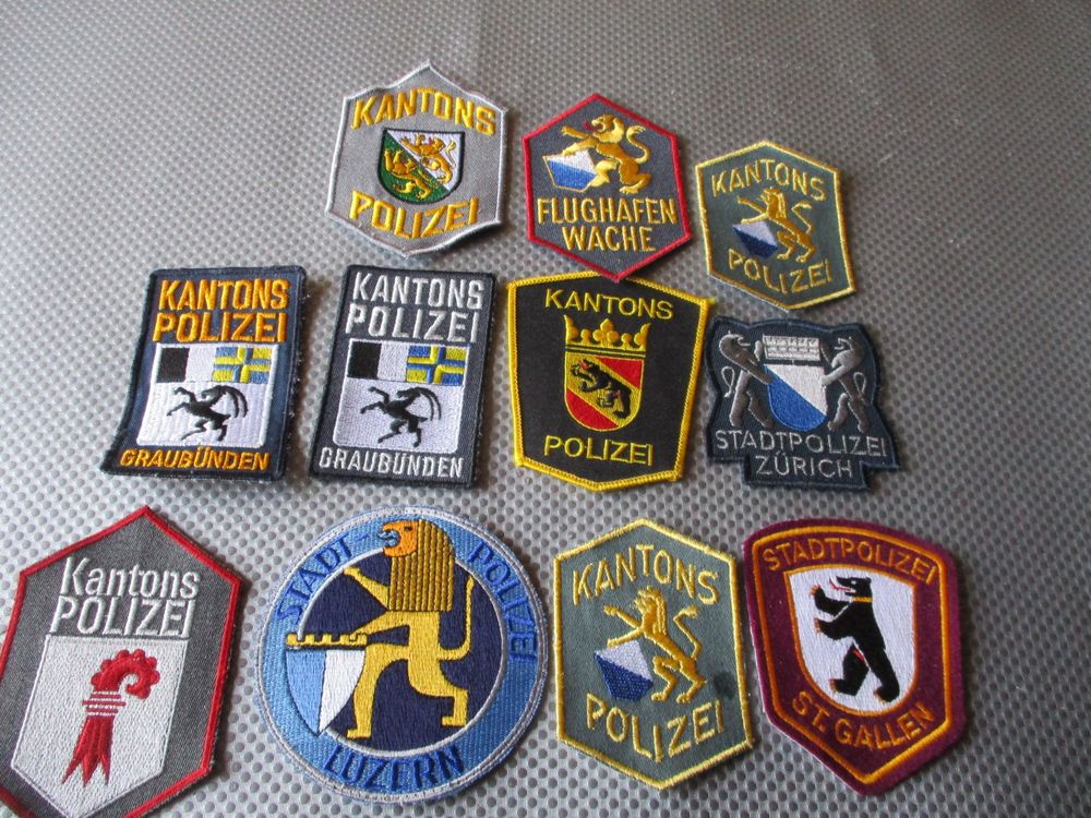 Aufnäher Applikation Patches - Polizei - 00750 Gr. Produktbild-Vorschau 2