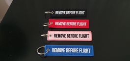 Schlüsselanhänger "REMOVE BEFORE FLIGHT"