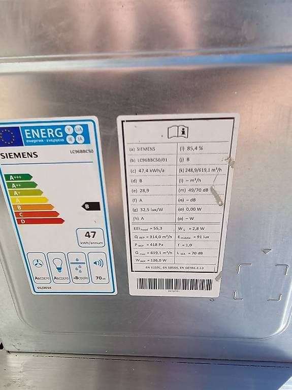 Cappe di aspirazione: Siemens-Dampfabzug – Usato da Sempach venduto da JaMa12 2