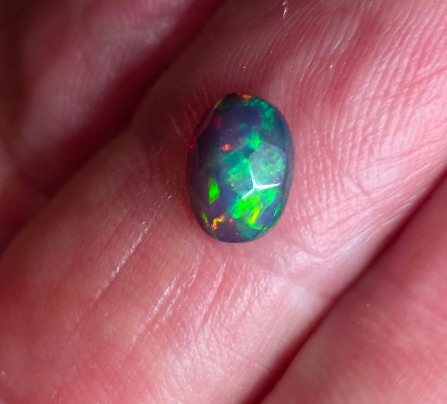 Pietre preziose: 1,1 ct Opale noire naturelle facettée – Usato da Carouge GE venduto da Crystal_Energy 2