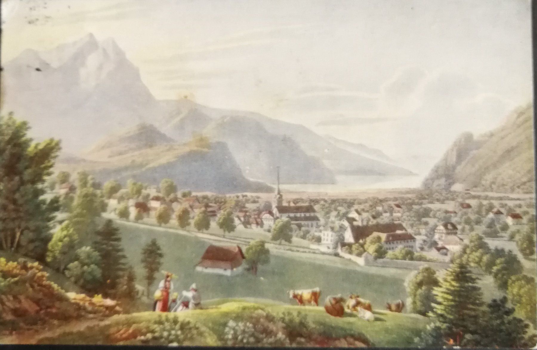 Ansichtskarten: Litho  Stans Ansichtskarte – Gebraucht aus Malans GR von soboru