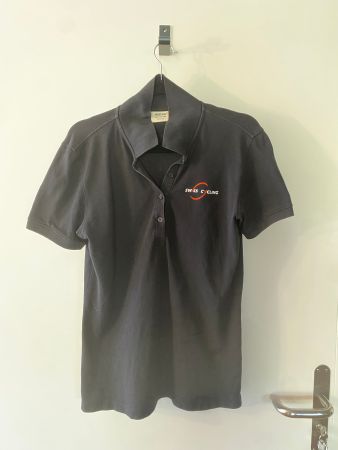 HAKRO Polo Shirt L schwarz – Swiss Cycling – hochwertig