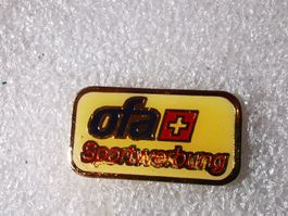 Ansteckpin 143: ofa Sportwerbung