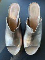 Mules cuir bronze 40