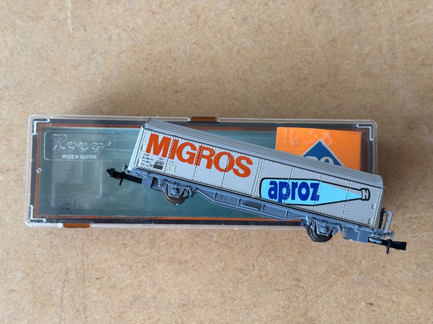 Roco Modelleisenbahnen: Roco 2326B Hbils Migros Aproz SBB – Neu und originalverpackt aus Hauterive NE von eriamch