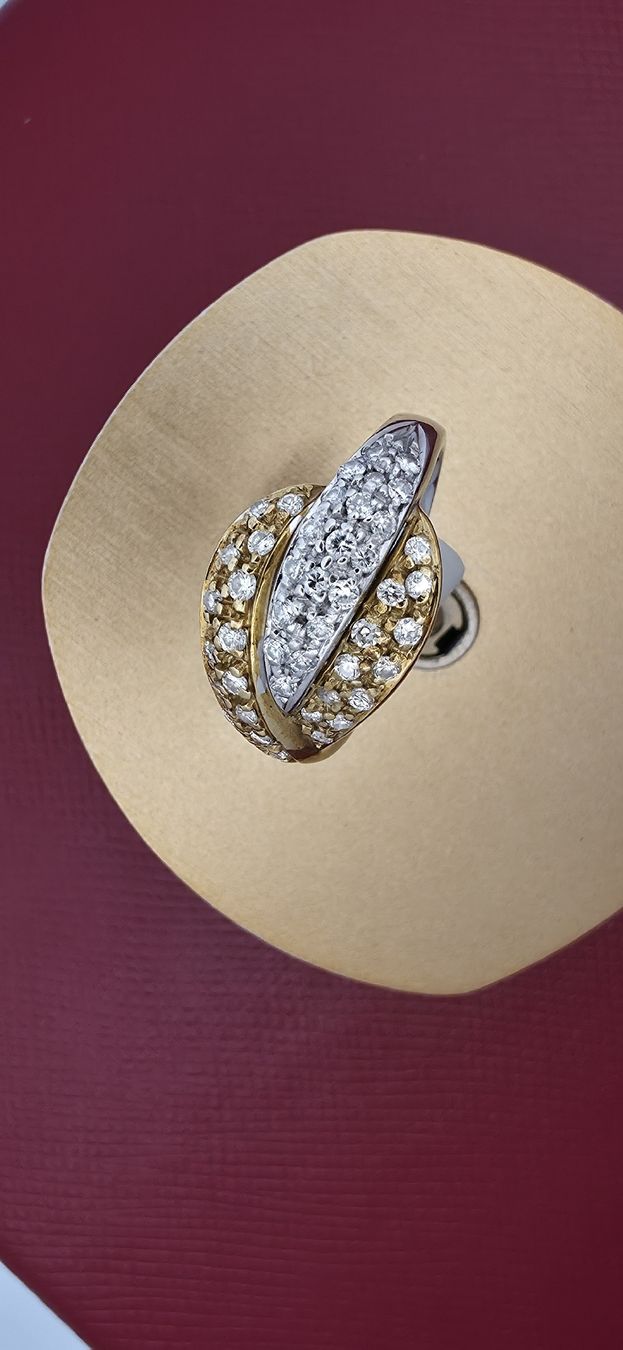 Anelli: 18 Karat GG/WG Ring mit Brillanten – Usato da Zürich venduto da Juwelier_Stauffacher 2