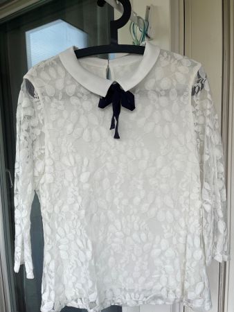 Bluse mit 3/4 Ärmeln