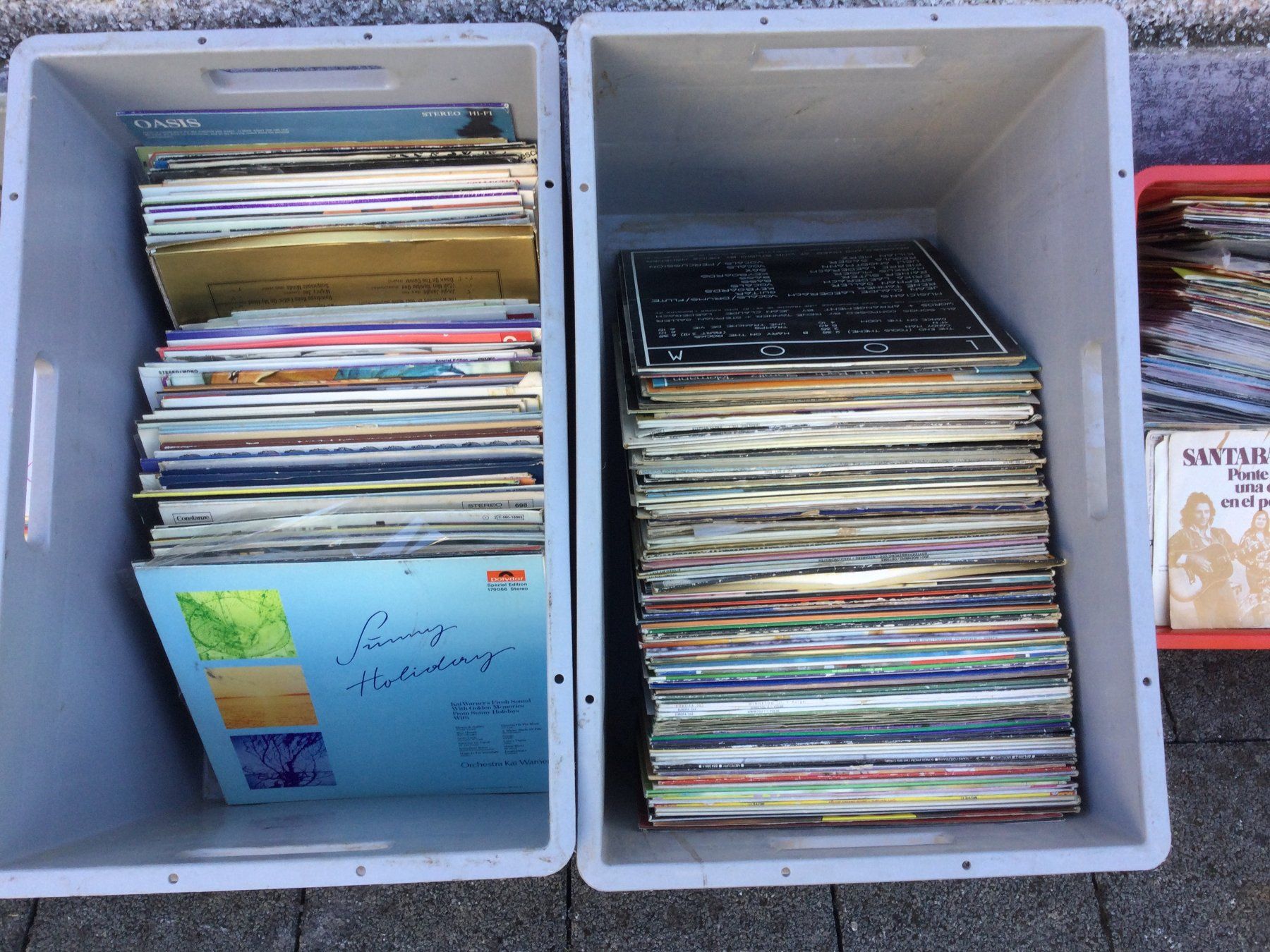 Dischi in vinile: Grosser Posten gebrauchte Schallplatten und Singles – Usato da Wangen SZ venduto da kuriosum12 3