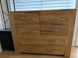 Kommode Herkules (2 + 4 Schubladen, Eiche, geölt)
