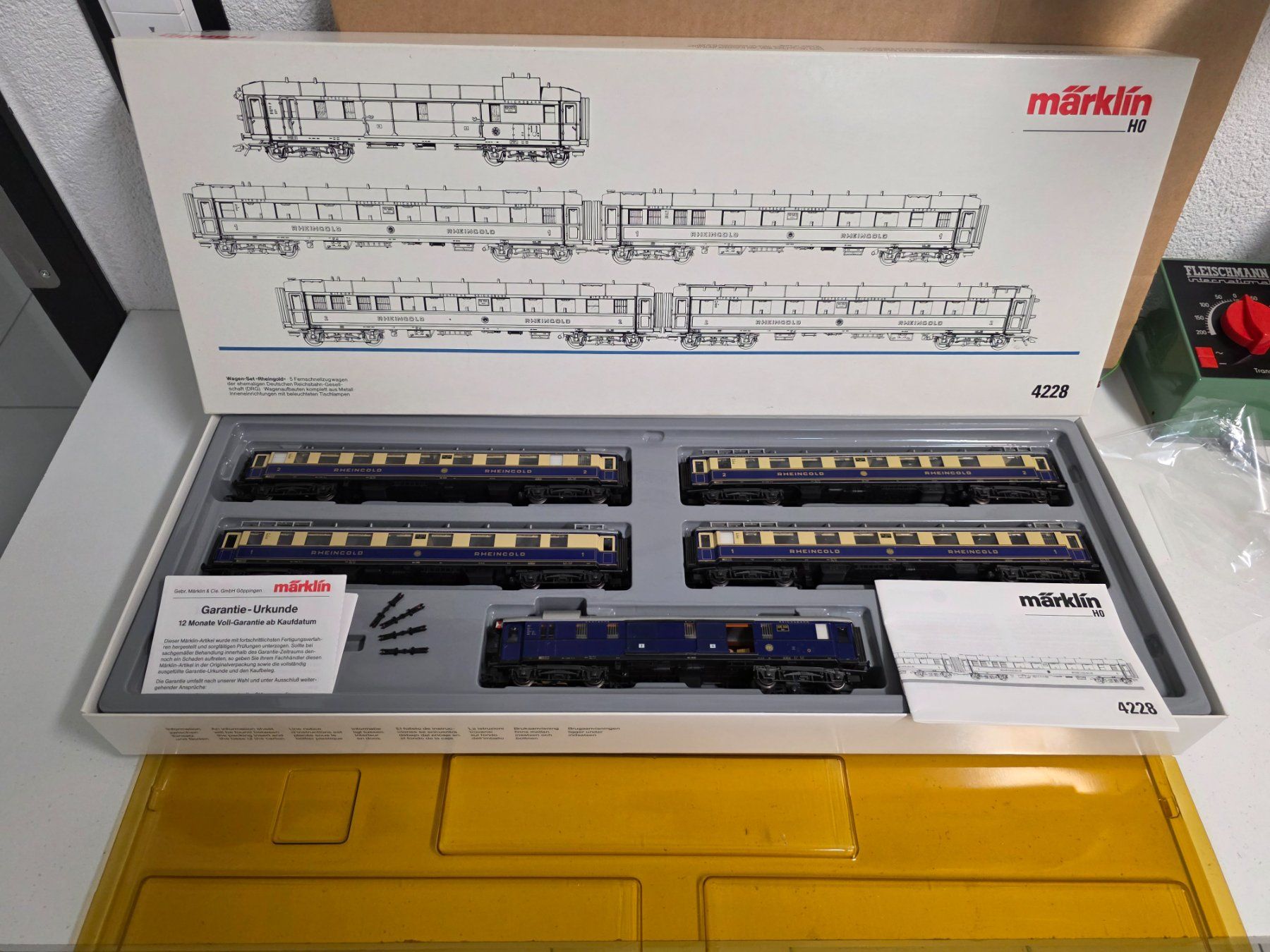Märklin Modelleisenbahnen: Märklin: 4228, Wagen-Set "Rheingold" – Neu (gemäss Beschreibung) aus bassecourt von biagio101