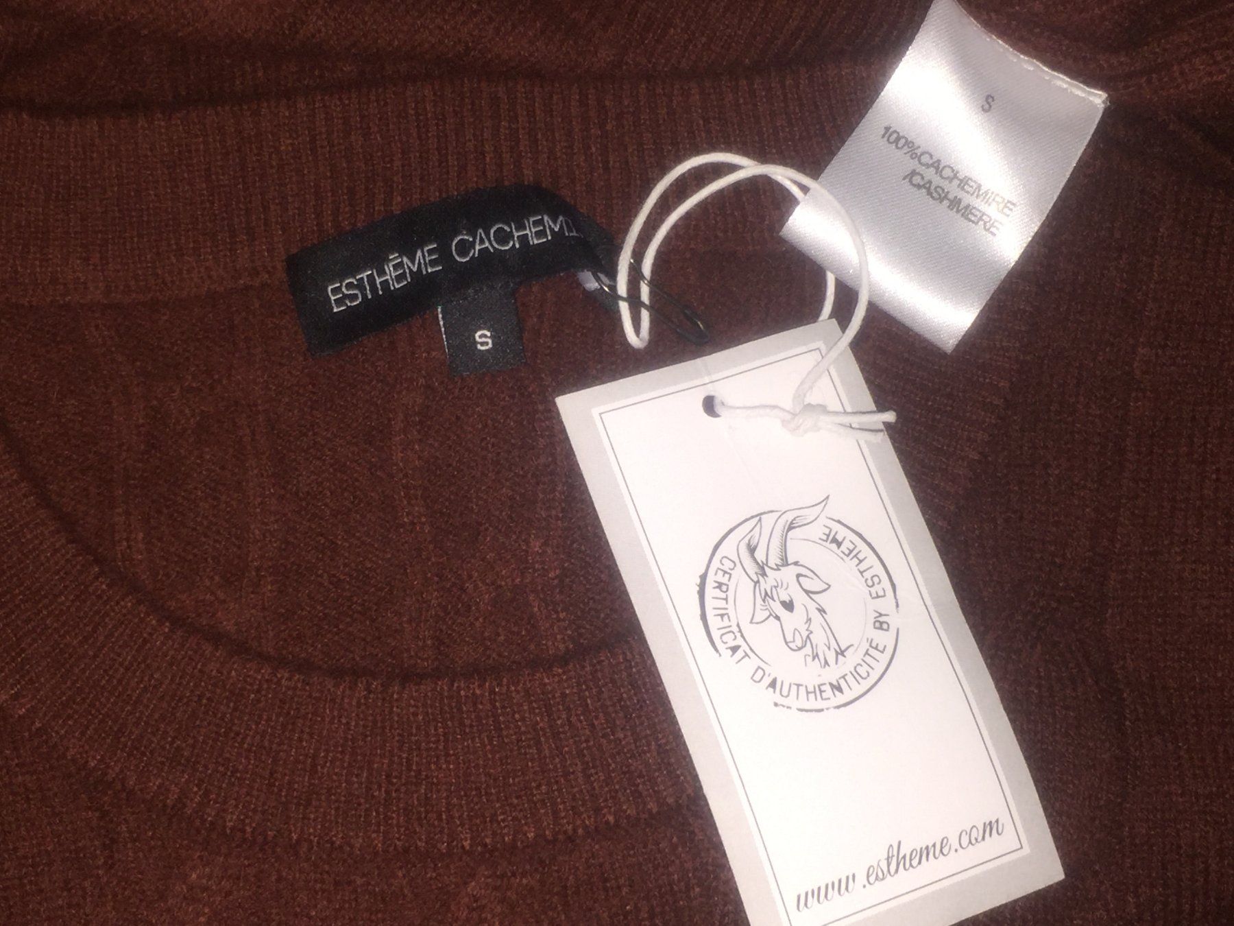 Maglioni & Felpe: Pullover ESTHEME CACHEMIRE    Taille/ Grosse S    Neuf/Neu – Nuovo e nell'imballaggio originale da Cossonay-ville venduto da Super-Price-Quality 8
