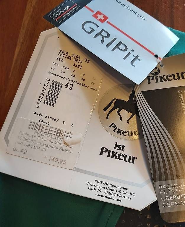 Pikeur Pantaloni: Pikeur Reithose smaragd green – Nuovo (secondo la descrizione) da Amlikon-Bissegg venduto da SteHof 3