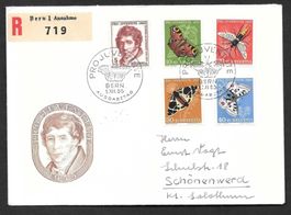 FDC Pro Juventute Serie 1955 J158 - J161 ET Bern 1.12.1955