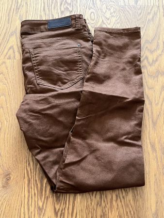 dünne braune Jeans von More and More Gr.36