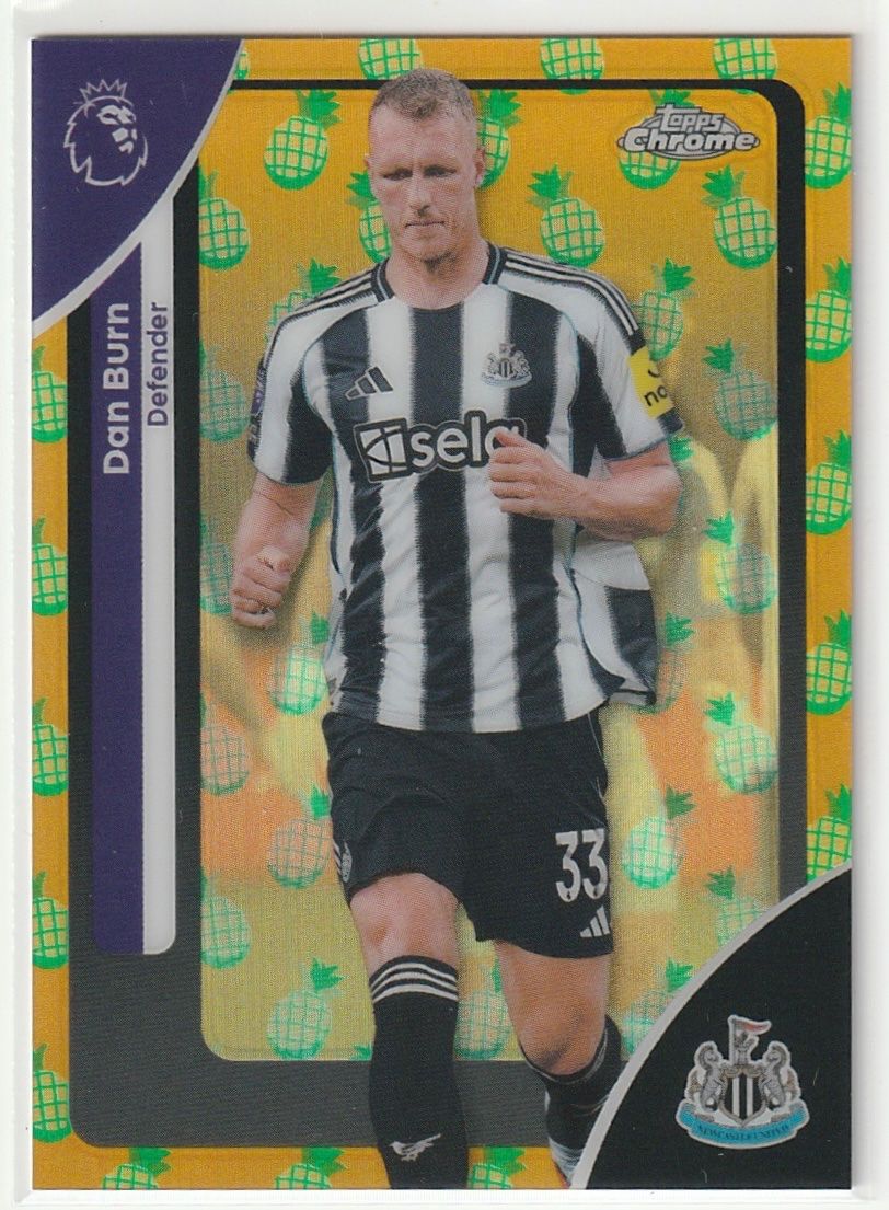 Topps Sammelbilder & Trading cards: DAN BURN Topps Chrome Premier League 2026 Pineapple Parallel – Neu (gemäss Beschreibung) aus Biel/Bienne von historian-198