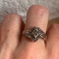 Wunderschöner Vintage Ring Markasiten, Artdeko (Gr. 56 )