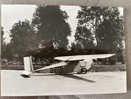 Messerschmitt M 17 Fotopostkarte Flugzeug Oldtimer Jahrgang 