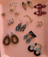 Grosses Modeschmuck Ohrringe Konvolut – Boho, Ethno&Vintage