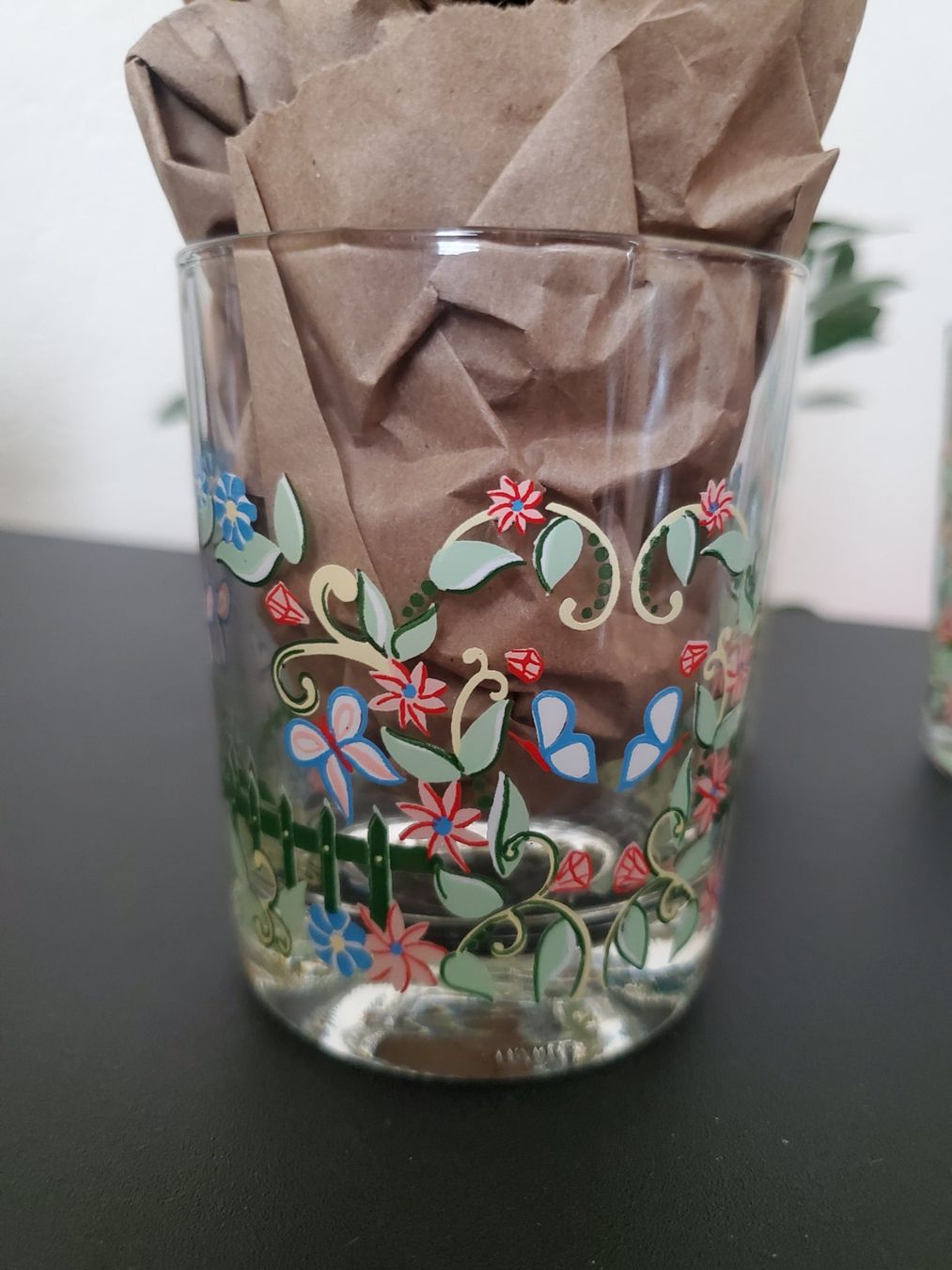 Verres: 3 verres au décor printanier – D'occasion à Rennaz par La_malle_du_dauphin 3