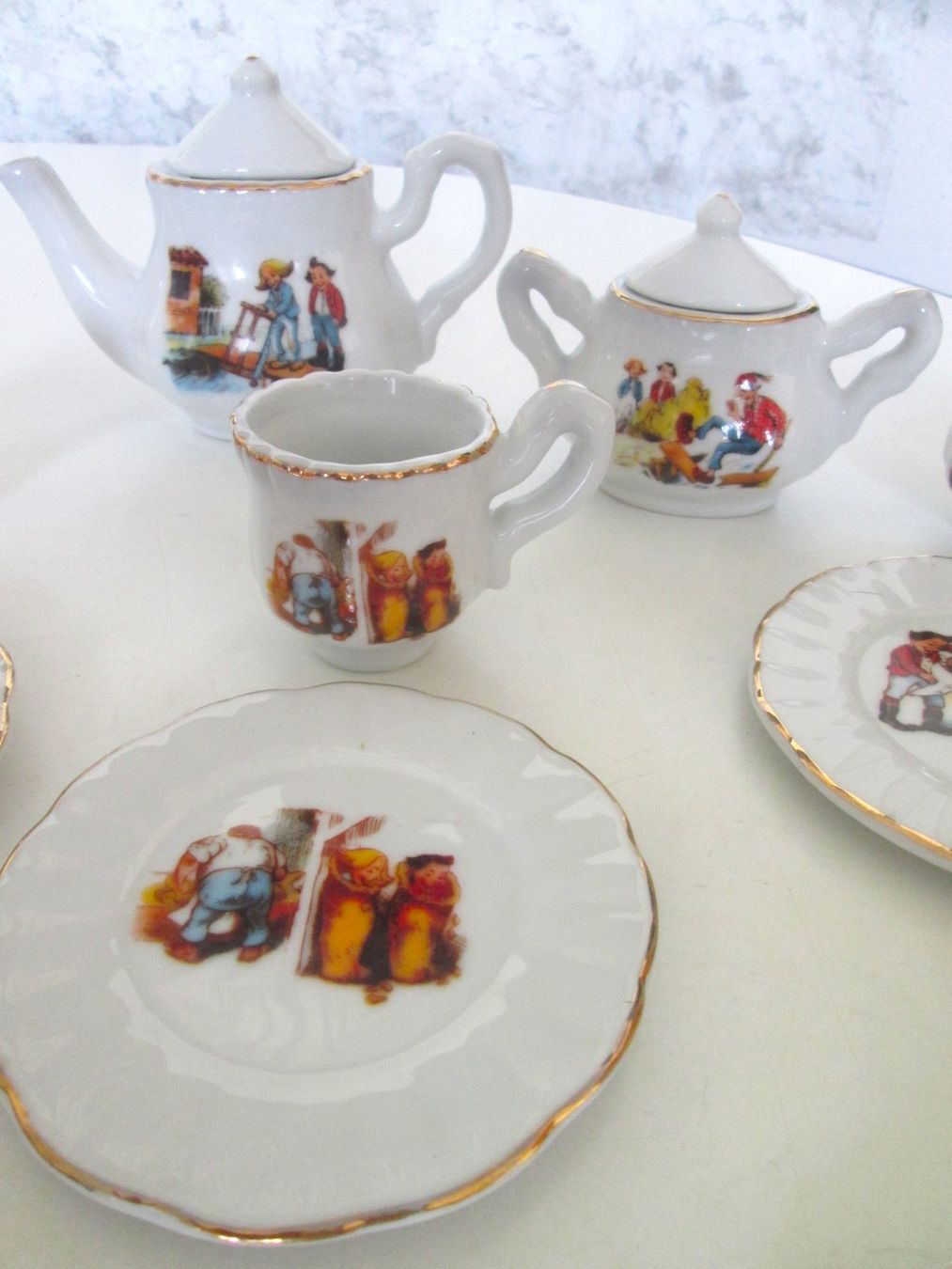 Giocattoli: Puppen Kaffee-Service, vintage – Usato da Sementina venduto da babucia 1