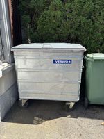 Abfallcontainer verzinkt mit Rollen VERWO