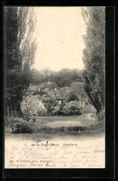 Cartoline postali: AK Ile de Saint-Pierre, Hotellerie, 1901 – Usato da Berlin venduto da bartko-reher