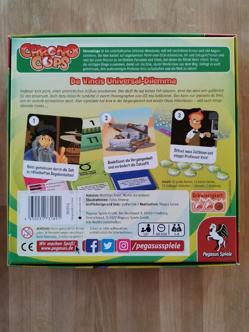 Giochi: Spiel "Chrono Cops" von Pegasus – Usato da Frauenfeld venduto da cwalter01 1