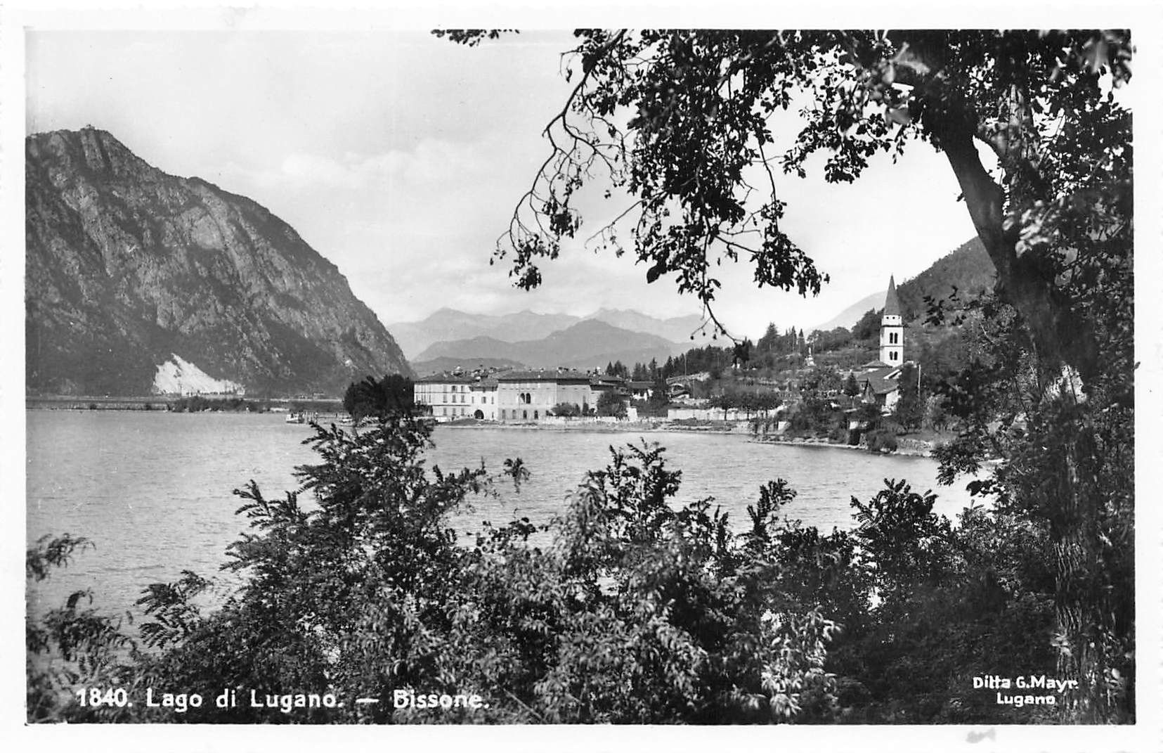 Cartes postales: Lago Lugano Bissone – D'occasion à Biasca par Blenio71