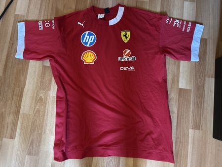 Ferrari Puma Shirt Gr. „M“ Rot einf. Brustweite ca. 80 cm